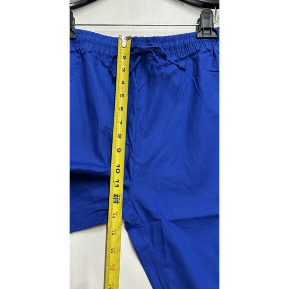 Expo V Neck women size small nurse medical uniform pants and top in royal blue - Picture 8 of 11